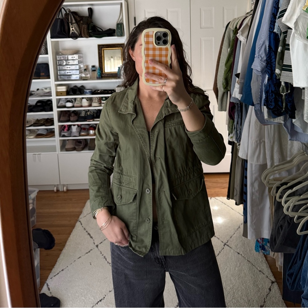 Element green army jacket size medium